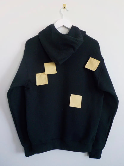 Sticky Note Hoodie Black