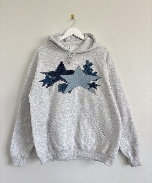 A gray hoodie but with “pizazz”