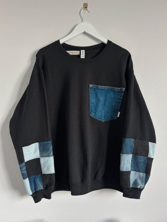 Denim Partial Sleeve