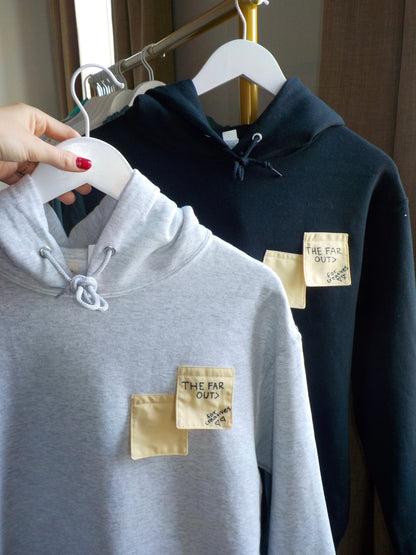 Sticky Note Hoodie Gray